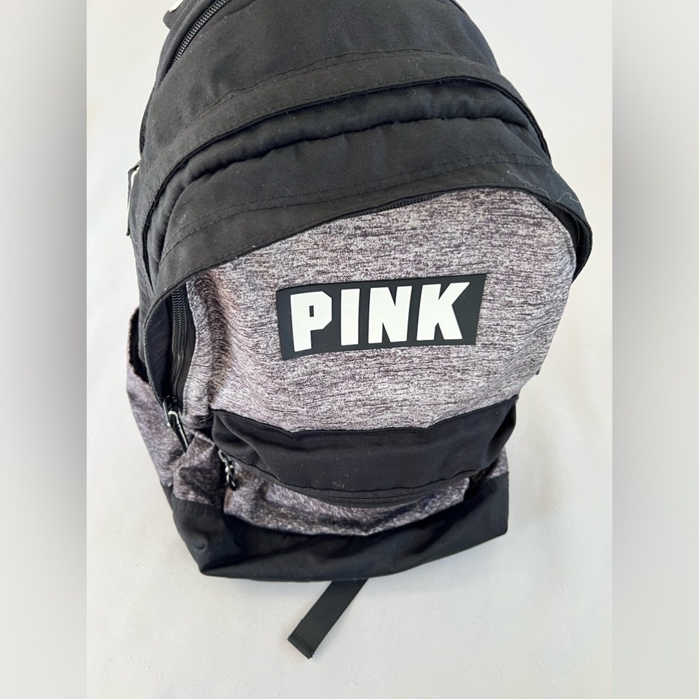 Victoria's Secret PINK Campus Backpack Laptop Travel‎ Book Bag Tote - Picture 2 of 14